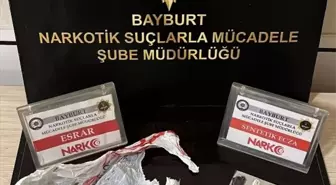 Bayburt'ta Uyuşturucu Madde Bulunduran İki Kişiye Adli İşlem