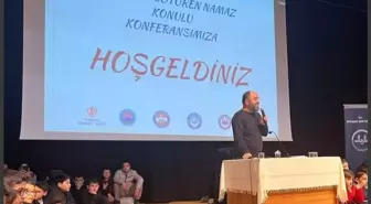 Boyabat'ta 'Cennete Götüren Namaz' konferansı düzenlendi