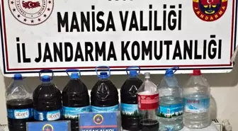 Manisa'da 90 Litre Kaçak Raki ve 25 Litre Kaçak Şarap Ele Geçirildi