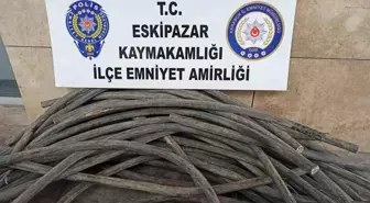 Karabük'te Kablo Hırsızlığına Karışan 4 Şüpheli Tutuklandı