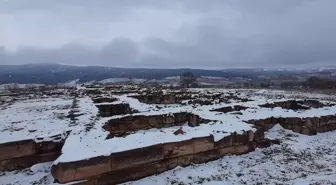 Şapinuva Ören Yeri Karla Kaplandı