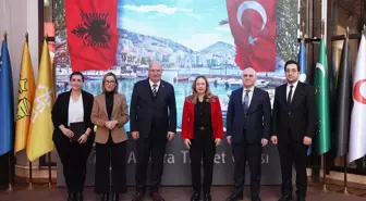 Arnavutluk'un Ankara Büyükelçisi Kadzadej, ATO Başkanı Baran'ı ziyaret etti