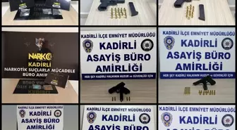 Osmaniye'de Asayiş Uygulaması: 22 Şüpheli Yakalandı, 8'i Tutuklandı