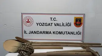 Yerköy'de Kaçak Kazı Yapan 7 Zanlı Suçüstü Yakalandı