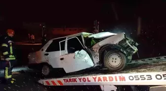 Çorum'da alkollü sürücü kaza yaptı: İki kişi yaralandı