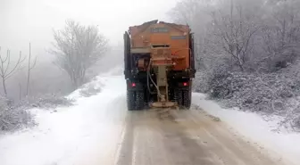 Amasya'nın Yüksek Kesimlerinde Kar Yağışı