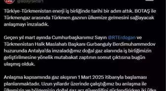 Bakan Bayraktar: 'Türkiye-Türkmenistan enerji iş birliğinde tarihi bir adım attık'