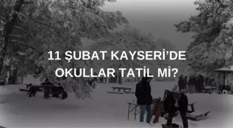 Kayseri'de okullar tatil mi son dakika? 12 Şubat Çarşamba Kayseri'de okul yok mu?