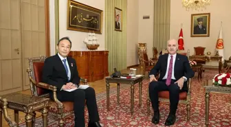 TBMM Başkanı Numan Kurtulmuş, Japonya'nın Ankara Büyükelçisi Katsumata Takahiko'yu kabul etti