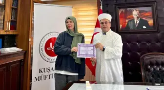 Alman Tabea Asena Wohlrab, Kuşadası'nda Müslüman oldu