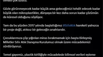 Emine Erdoğan'dan Türk bilim insanlarının Antarktika'da mikroplastik tespitine ilişkin paylaşım