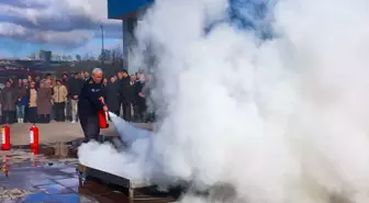 Gölbaşı Belediyesi Personeline Yangınla Mücadele Eğitimi