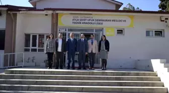 Kaymakam Ateş meslek lisesi öğrenci ve öğretmenleri ile buluştu