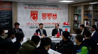 MTTB Genel Başkanı Tahsin Başarı, Erzurum'da Öğrencilerle Bir Araya Geldi