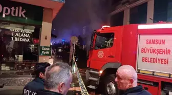 Samsun'da Çiçekçi Dükkanı Yangında Kullanılamaz Hale Geldi