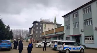 Samsun'da Pansiyon Bacasında Yangın Çıktı