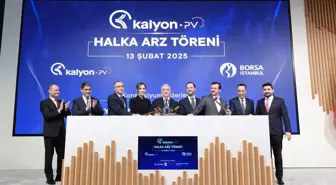 Kalyon Güneş Teknolojileri Borsa İstanbul'da İşlem Görmeye Başladı