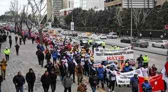 Maden İşçileri Özelleştirmeye Karşı Yürüyüş Düzenledi