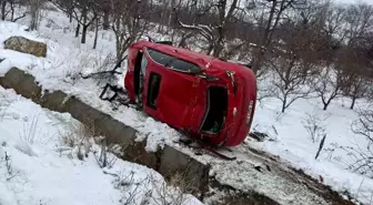 Kayseri'de Direksiyon Hâkimiyeti Kaybı: Araç Takla Attı