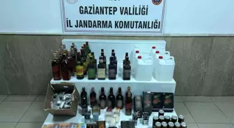 Gaziantep'te sahte ve kaçak alkol operasyonu: 1 gözaltı