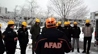 Kayseri'de Deprem Arama Kurtarma Eğitimi Düzenlendi