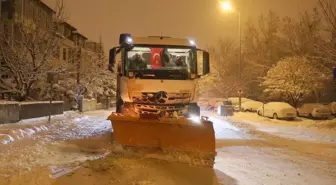 Melikgazi Belediyesi Yoğun Karla Mücadeleye Devam Ediyor