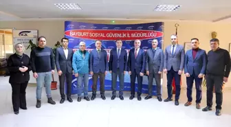 Bayburt Valisi Eldivan, SGK ve Milli Eğitim Müdürlüklerini Ziyaret Etti