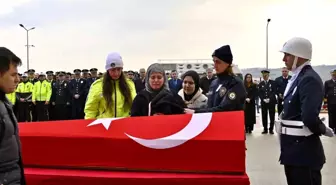 Yalova'da Kalp Krizi Geçiren Polis Memuru İçin Tören Düzenlendi