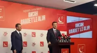 CHP Genel Başkanı Özgür Özel, Saadet Partisi Genel Başkanı Arıkan'ı Ziyaret Etti