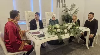 Erbaa'da Sevgililer Günü'nde Nikah Törenleri