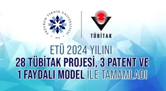 Erzurum Teknik Üniversitesi 2024'te TÜBİTAK'tan Desteklenen Projelerle Bilim Faaliyetlerine Devam Ediyor