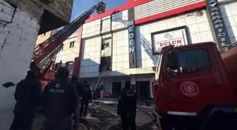 Gaziantep'te ayakkabı atölyesinde yangın