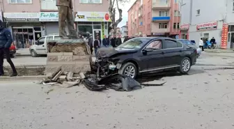 Konya'da Trafik Kazası: Sürücü Yaralandı