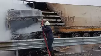 Mardin'de Tır Yangını: Sürücü Yaralandı