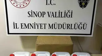 Sinop'ta 20 Litre Etil Alkol Ele Geçirildi