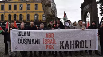 Trabzon ve Rize'de Filistin İçin Protesto Gösterisi