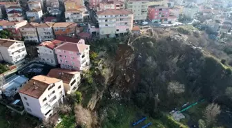 Üsküdar'da Toprak Kayması: Dron ile Görüntülendi