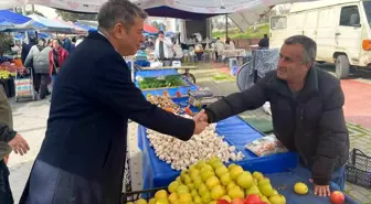 AYESOB Başkanı Künkcü'den Pazarcı Esnafına Destek Ziyareti