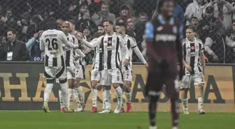 Beşiktaş, Trabzonspor'u 2-1 mağlup etti