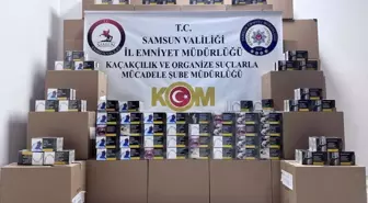 Samsun'da Kaçakçılara Gece Baskını: 500 Bin TL'lik Ürün Ele Geçirildi