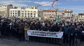 Konya'da Filistin'e Destek İçin Protesto Düzenlendi