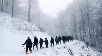 Tavşanlı'da Karla Kaplı Doğa Yürüyüşü Etkinliği