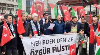 Kütahya'da Gazze İçin Protesto: 'Filistinlilerin Topraklarıdır'