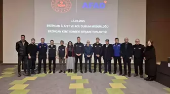 Erzincan'da AFAD ve Kent Konseyi Toplantısı Gerçekleştirildi