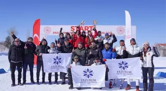 Erzurum Teknik Üniversitesi Kayaklı Koşu Şampiyonası'nda Şampiyon