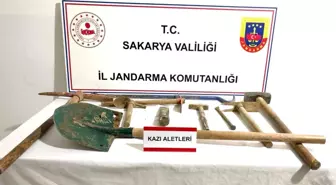 Sakarya'da Kaçak Kazı Yapan 6 Şüpheli Yakalandı