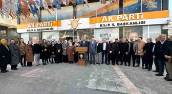 Kilis AK Parti Merkez İlçe Başkanı Yeğin, açıklamalarda bulundu