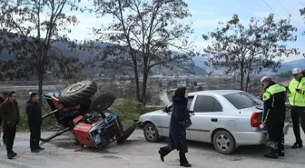 Tokat'taki Trafik Kazalarında 2 Kişi Yaralandı