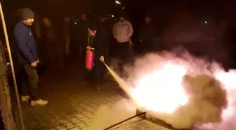 Zonguldak'ta Yangın Tatbikatı Düzenlendi