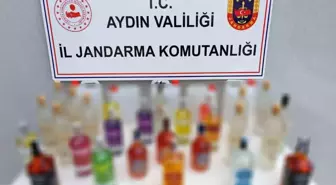 Aydın'da Kaçak Alkol Operasyonu: 25 Litre Etil Alkol ve 27 Litre İçki Ele Geçirildi